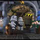 A comical scene from the game showcasing the cast of A New Hope hiding in silly ways.